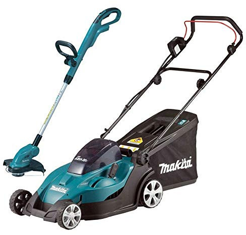 Makita DLM431Z Twin 18v / 36v LXT Cordless 43cm Lawn Mower with DUR181 Strimmer