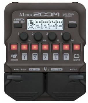 Zoom A1 Four Acoustic Instrument Multi-Effect Processor