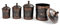 NuSteel Pineapple 2 QT Stainless Steel, Beautiful Food Storage Container for Kitchen Counter, Tea, Sugar, Coffee, Caddy, Flour Canister with Rubber Seal lid, Copper Antique