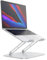 Laptop Ständer, OMOTON Multiwinkel Notebook Ständer, höhenverstellbarer Laptopständer Aluminium kompatibel mit MacBook Air/Pro, Lenovo, Samsung, HP, Microsoft Surface(10-17 Zoll) usw., Silber
