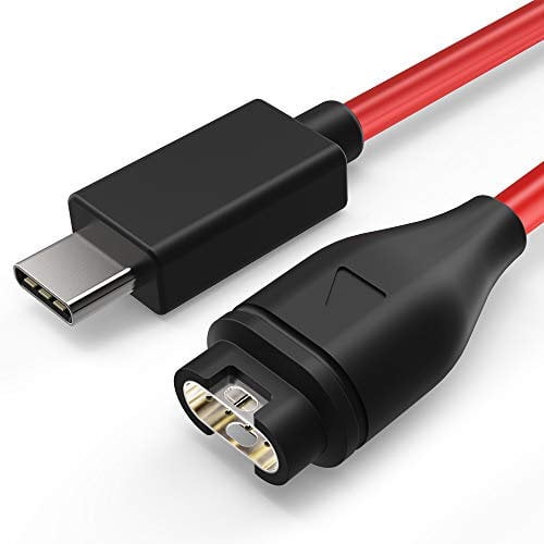 TUSITA USB Type C Cargador Compatible con Garmin Fenix 6 6S 6X Pro,Fenix 5 5S 5X Plus,Fenix 7 7S 7X,Forerunner 935 945 45 45S 245,Approach S10 S40 S60 X10,Vivoactive 3 4 4S,Vivomove 3 3S,Instinct,Venu