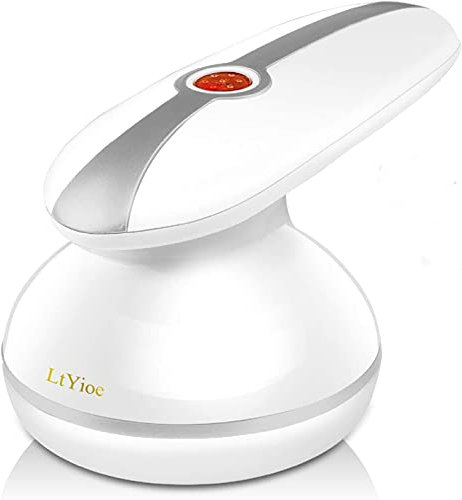 Quitapelusas LtYioe Quitapelusas Eléctrico, Maquina Quitapelusas Ropa portátil de USB, Batería Recargable 60 Minutos y Bloqueo de Seguridad, 2 Cuchillas y Cepillo de Limpieza(Plata)