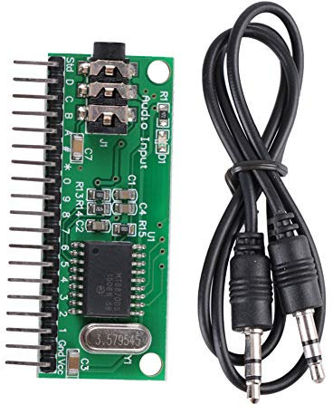 Nikou Audio-Decoder-Modul, DTMF Audio Decoder MT8870 16 Kanäle Decodermodul 8 Modi von -40~85 ℃ DC 4,5 V - 5,5 V