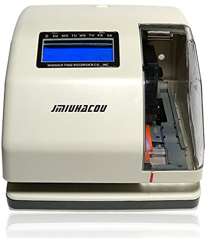 JMIUHACOU T4U Digitaler Zeitstempel, elektronische Zeit- und Dokumentenstempel, multifunktionaler Zeit-/Datum-/Zahlenstempel