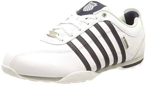 K-Swiss Herren Arvee 1.5 Sneaker, WHT/NVY/GRYVLT/Split, 41.5 EU