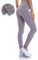 Attraco Thermo Leggings Thermo Laufhose Damen Laufhose Damen Winter Fleecehose Damen Winter Lila S