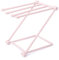 Rag Drying Rack Holder, Home Kitchen Rags Storage Multi-Purpose Rack Drying Folding Dishcloth Wipe Cloths Holder, Pink