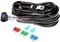 Willpower Kit di cablaggio per barra luminosa a LED, resistente, 12 V, 5 pin, interruttore a bilanciere al laser, fusibile per luci di guida fuoristrada, fendinebbia (1 piombo)