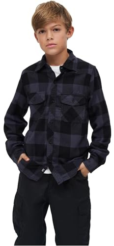 Brandit Checkshirt Kids, Holzfällerhemd, Größen 122 bis 176