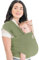 KeaBabies Babytrage Ab Geburt - Atmungsaktive Babytragetücher, Babytrage Neugeborene Ab Geburt, Babytuch Tragetuch Baby Neugeborene, Kleinkind Handfreie Babytrage, Babywickel Träger (Dusty Olive)