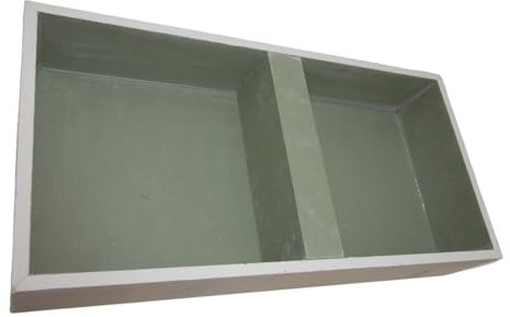Alupona Duschnische doppelt I 2X Duschkasten 30 cm x 30 cm I Wandnische aus Gipskarton I Badnische 162,5mm tief für Trockenbau & Massivwände I Wandnischeneinsatz für Trockenbau I Einbauregal