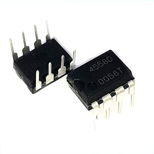 10pcs 4558D NJM4558D 4558D NJM4558 DIP-8 Amplificadores operacionales - Amplificadores operacionales duales de alta ganancia