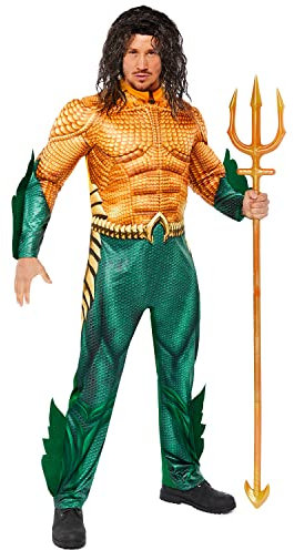 amscan 9915777 - Men's Official Aquaman Movie Adults Fancy Dress Costume Size: Medium