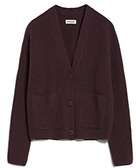 ARMEDANGELS Damen Strick Cardigan Loose Fit aus Bio-Woll Mix (recycelt) NAOKAA Loose Fit Fudge