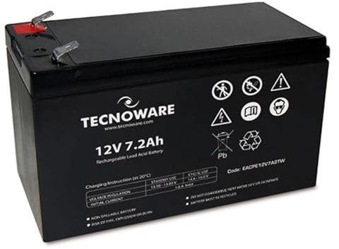 Tecnoware Batterie 12 V 7,2 Ah FASTON 6,3 M