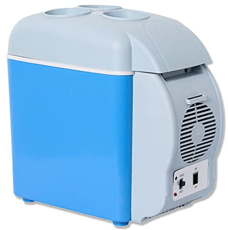 NIBHZ 7.5L Mini Frigorifero Portatile per Auto Raffreddamento e Riscaldamento Frigorifero per Auto,7.5L-12V/24V