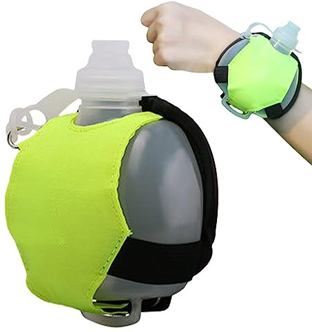 Kasmole Borraccia da Polso Running - Borraccia da Polso da Polso Indossabile, Borraccia da Corsa in Silicone A Mani Libere | Progettata per Ciclisti E Corridori Regolabile