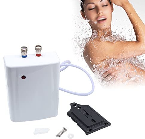 220V Durchlauferhitzer Dusche, 3500W Mini Elektrischer Durchlauferhitzer Untertisch für Küche, Badezimmer, Hotel