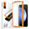 Spigen AlignMaster Vetro Temperato compatibile con Samsung Galaxy S23 FE, 2 Pezzi, Installazione Semplice con Cornice di Allineamento, Cristallino, Durezza 9H Pellicola prottetiva