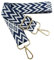 Verstellbarer Schultergurt Tasche Marineblau, Taschengurte zum Wechseln, Taschengurt Breit mit Karabiner Gold, 80-130 cm Tragegurt Tasche für Damen Schulterriemen, Moderne Handtasche, 3.8cm, 709