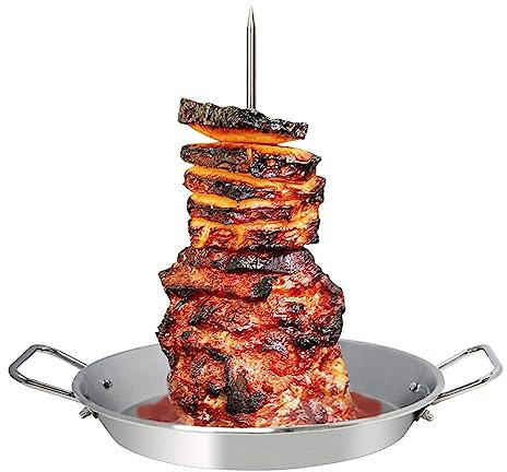 RUANI Brochettes verticales de rechange en acier inoxydable pour Grill-al Pastor, Shawarma, Kebab