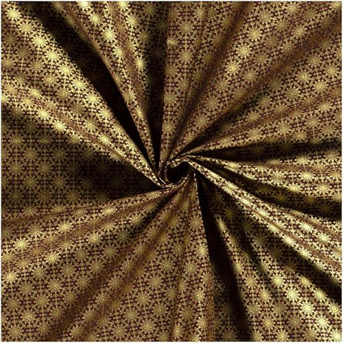 Weihnachtsstoff Dekostoff Baumwollstoff Sternenglanz 1x1,45m Oeko-Tex 100 Weihnachten