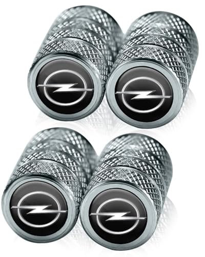 4 Stück Auto Ventilkappen, Für OPEL Vectra Antara Insignia Zafira Astra Autoreifen Ventilkappen Stabilen Reifendruck Zubehör Autoventil Kappe