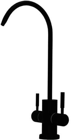 Rubinetto di prelievo 2 vie Shurity 210 per depuratori 1/4″ (Nero Opaco)