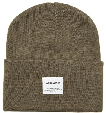 JACK & JONES Herren Mütze JACLONG Knit Beanie One Size Schwarz Grau Rot Grün, Größe:One Size, Farbe:Sea Turtle 12150627