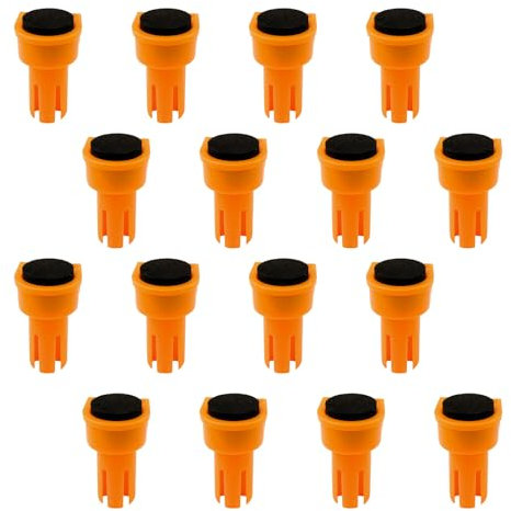 16PCS Woodworking Bench Dog, 19mm/20mm Workbench Positioning Planing Plug Woodworking Desktop Tenon Workbench Brake Blocks for Woodworking (16pcs 19mm)