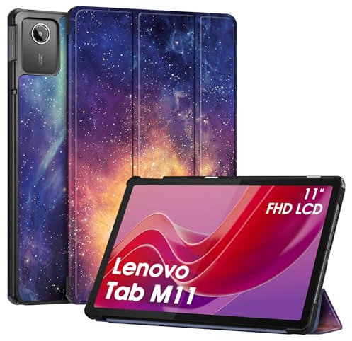 FINTIE Custodia Compatibile con Lenovo Tab M11 (TB330FU/TB330XU) 11 Pollici 2024 Tablet, Sottile Leggera Case Protettiva Cover con Auto Sveglia/Sonno, Galaxy