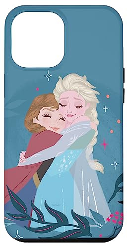 Disney Frozen Anna und Elsa Sister Hug Schieferblau Hülle für iPhone 12 Pro Max