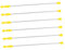 Toddmomy 6pcs Stainless Steel Sprayer Rods Long Hose Wand Extension for Garden Sprayer for Plant Watering and Agricultural Fertilization