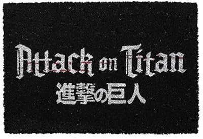 SD TOYS Fußmatte, 60 x 40 cm, Logo Attack on Titan