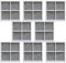 8 Stück Fresh Luftfilter für Kühlschrank, Kompatibel mit LG Pure N Fresh ADQ73214405 ADQ73214404 ADQ73214408, Antibakterieller Pur Air Kühlschrankfilter