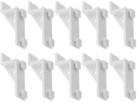 TOPPERFUN 10stücke Gefrierschrank Regalclip Teiliges Robuster Kühlschrank Einlegeboden Clip Einfache Installation Für Optimale Lagerung Kühlschränken Und Gefriertruhen