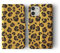 Tirita Wallet Phone Case for iPhone 14 With Card Holder – Vegan Leather Flip Case/Cover for Women [03. Cheetah Animal Print]