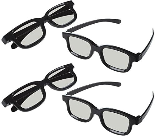 Tynmoel 4x 3D Glasses For Cinema 3D TV's