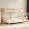 Gecheer Etagenbett Hochbett mit Lattenrost Kinderhochbett Doppelstockbett, 80x200/140x200 cm Massivholz Kiefer