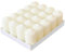 Horeca Candles - Stumpenkerzen - Elfenbein - Ø 4 x 7 cm - 20er Set Blockkerzen - Lange Brenndauer 12 Stunden - Ohne Duft - Kerzen für Haushalt, Feiern und Gastronomie