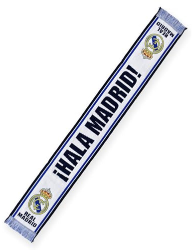 Real Madrid - Écharpe à tisser n° 47 - Licence officielle - 140 x 20 cm