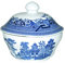 Churchill Fina loza de China cubierto azucarera 5.5 azul Willow
