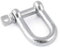 10 pc/s galvanised Steel D-Shackle 6mm for Rope