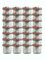hocz 100 x Marmeladengläser 125ml - Einmachgläser Rot kariert TO 66 - Einweckgläser mit Schraub-Deckel - Einkochgläser klein Früchte
