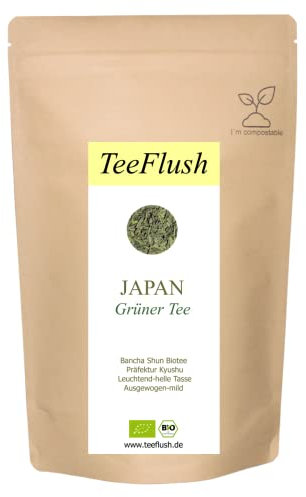 Bancha Shun, Japan Grüner Tee, Grüner Bio Tee, Kyushu Präfektur, 500g, Ernte 2024, Geschmack: ausgewogen-mild mit leuchtend-heller Tasse