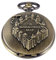 Tiong Quarz-Taschenuhr mit Anhänger, Totenkopf-Taschenuhr für Herren, arabische Ziffern, Quarz-Taschenuhr für Halloween, Cf1006-uk