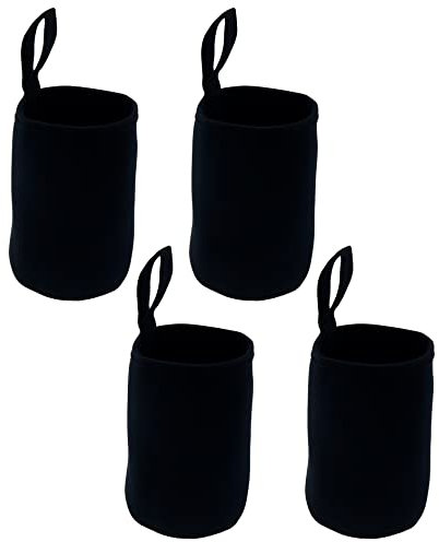 Meprotal 4 x Verdunkelungshüllen, für Hydrokultur-Behälter, für Keimgläser, breite Öffnung, Einmachglas, 86 mm breit