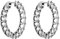 PURELEI® Shimmer Ohrringe (Silber) – Damenohrringe aus langlebigem Edelstahl – Wasserfeste Ohrringe Damen – 2,7 cm Durchmesser– Modeschmuck für deinen individuellen Look