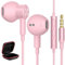 Cuffie Auricolari con Filo,3,5mm Cuffie per Redmi Note 12 Pro 11 Pro 11s 12s 12C 12,Magnetico Auricolari in-ear con Microfono Cuffie con Filo per Samsung A14 A13 A23 A04S A52S Moto g32 g84 g72 g32 e13