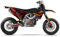 Dekor, Aufkleber für Husqvarna 701 - Kaleidos Edition Arider (Rot)